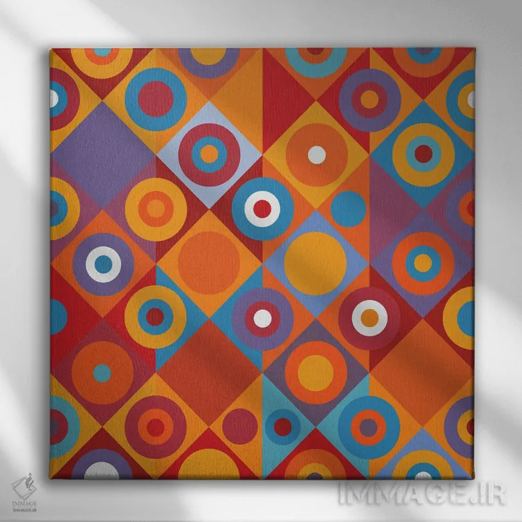 تابلو هارمونی اتفاقات خوشیُمن اثر هیوگو والنتاین - نمای روبهرو روی دیوار