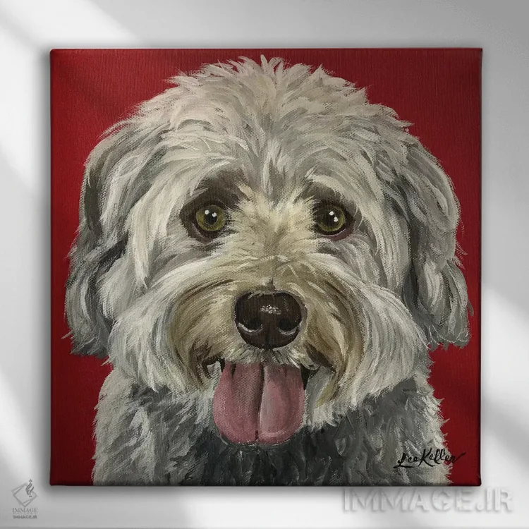 تابلو بنتلی هوانیز اثر هیپی هاوند استودیوز (استودیو هنری) - نمای روبهرو روی دیوار