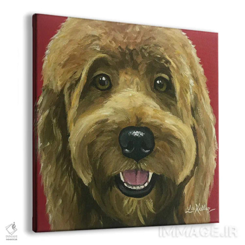 تابلو نیکی گلدندودل اثر هیپی هاوند استودیوز (استودیو هنری) - نمای پرسپکتیو محصول