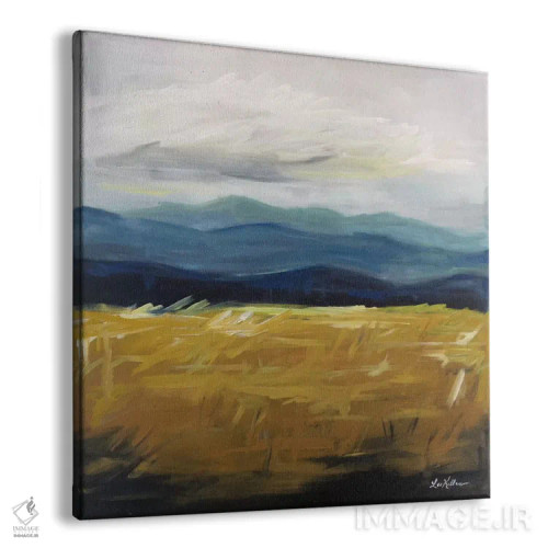 تابلو انتزاعی ۲ مکث پتچ (سبک هنری) اثر هیپی هاوند استودیوز (استودیو هنری) - نمای پرسپکتیو محصول