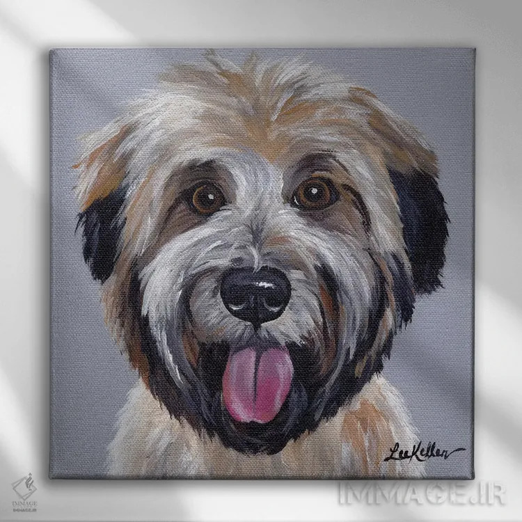 تابلو تریر ویتن ۳ اثر هیپی هاوند استودیوز (استودیو هنری) - نمای روبهرو روی دیوار