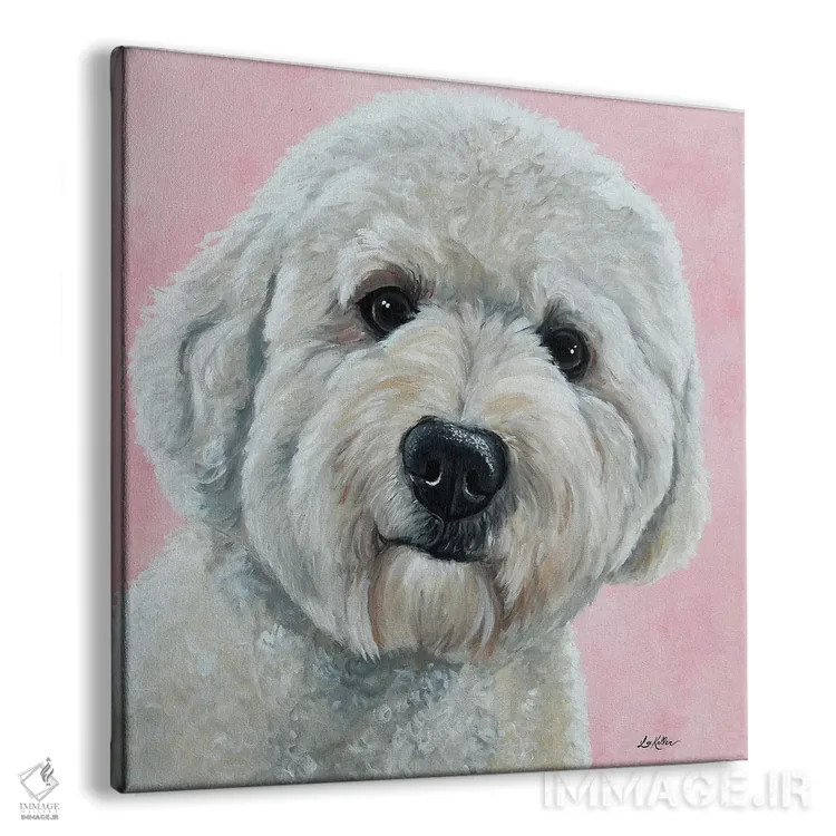 تابلو هنک گلدندودل اثر هیپی هاوند استودیوز (استودیو هنری) - نمای پرسپکتیو محصول