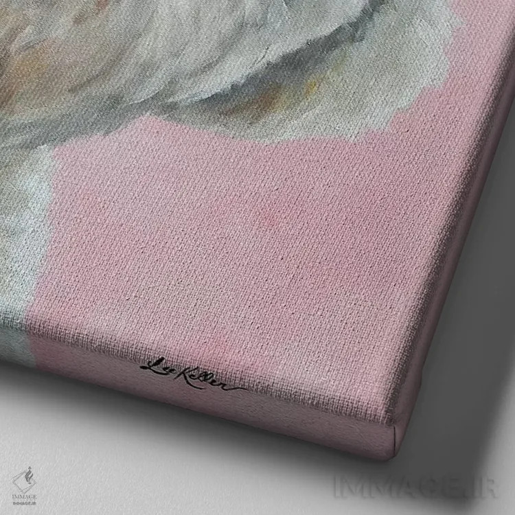 تابلو هنک گلدندودل اثر هیپی هاوند استودیوز (استودیو هنری) - نمای نزدیک بافت بوم