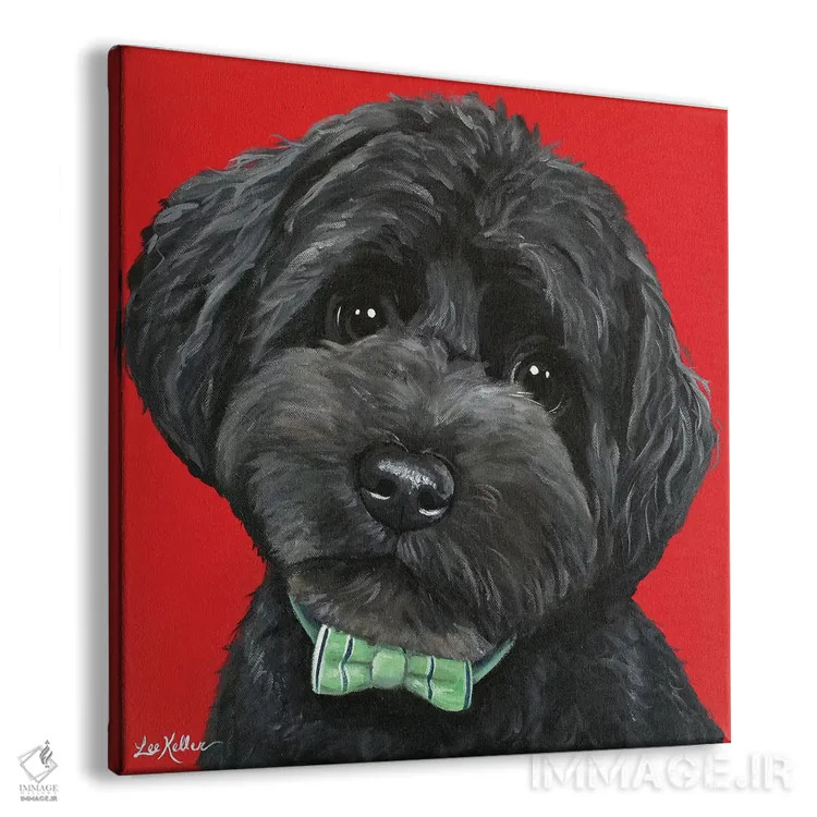 تابلو یورکیپو با پاپیون اثر هیپی هاوند استودیوز (استودیو هنری) - نمای پرسپکتیو محصول