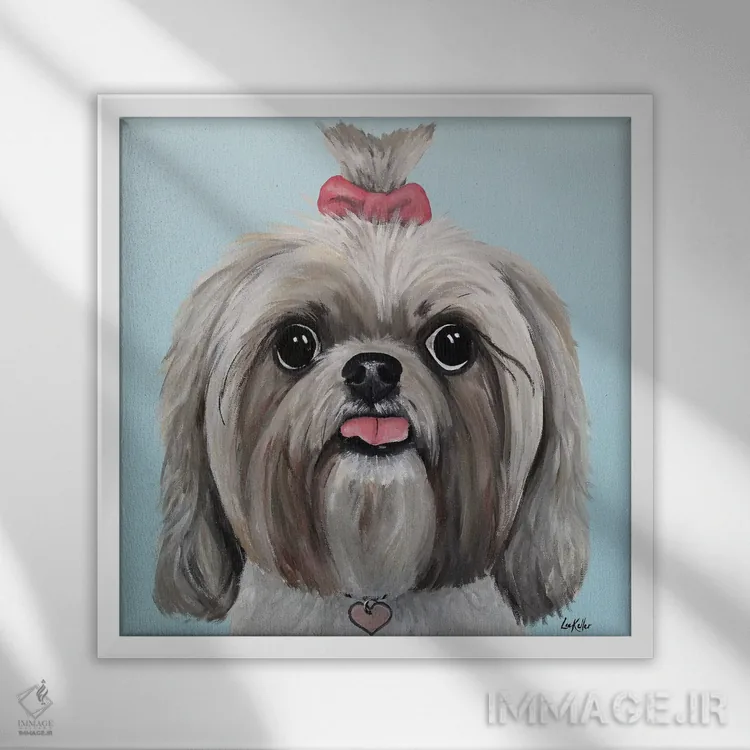 تابلو بلا شیه تزو II اثر هیپی هاوند استودیوز (استودیو هنری) - نمای قابدار سفید