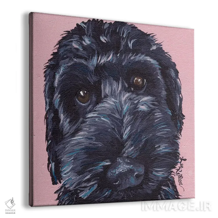 تابلو سگ لابرادودل II اثر هیپی هاوند استودیوز (استودیو هنری) - نمای پرسپکتیو محصول