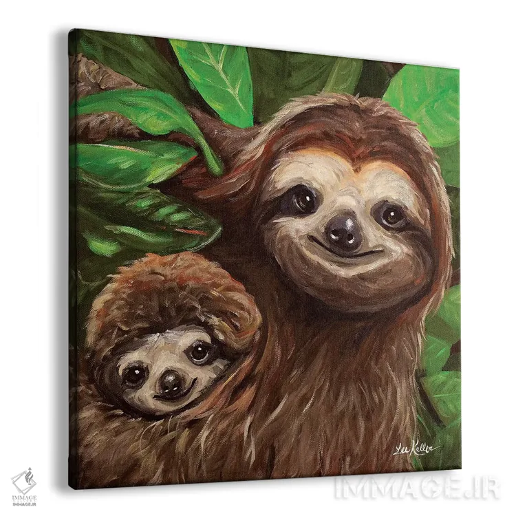 تابلو تنبل همیشه خندان اثر هیپی هاوند استودیوز (استودیو هنری) - نمای پرسپکتیو محصول