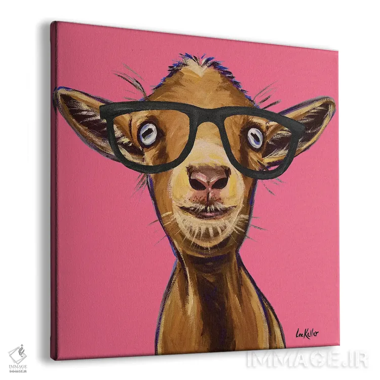 تابلو پاوندکیک بز با عینک اثر هیپی هاوند استودیوز (استودیو هنری) - نمای پرسپکتیو محصول