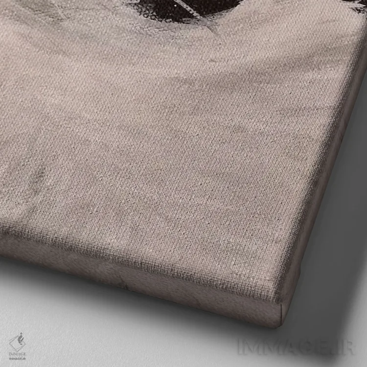 تابلو لکس اثر هیپی هاوند استودیوز (استودیو هنری) - نمای نزدیک بافت بوم