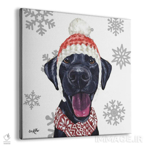 تابلو لابراتوار سیاه کریسمسی اثر هیپی هاوند استودیوز (استودیو هنری) - نمای پرسپکتیو محصول