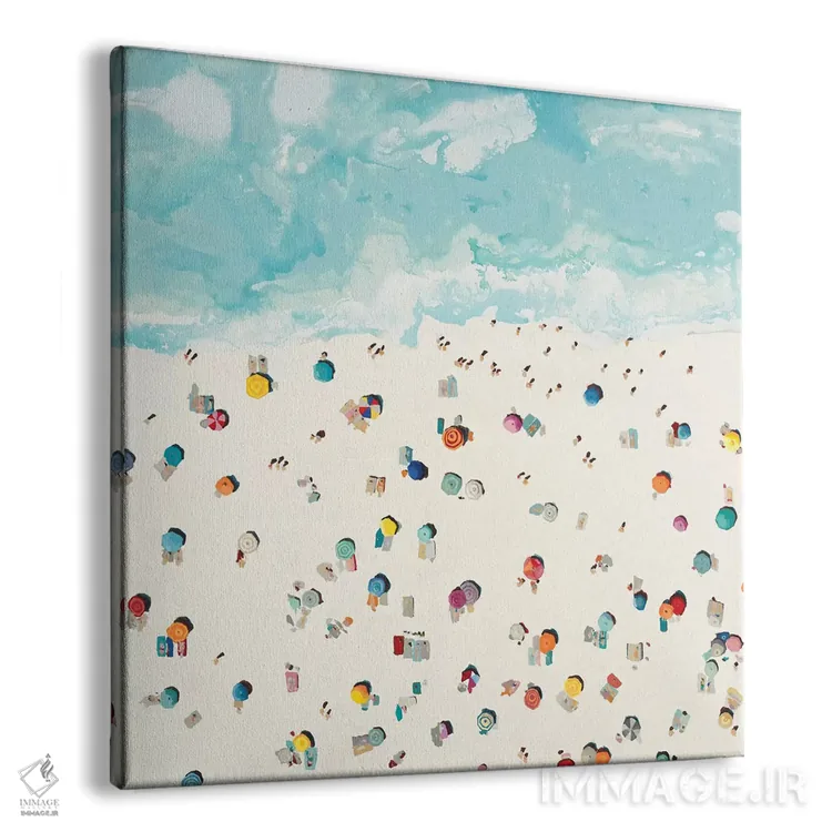 تابلو روزهای ساحلی اثر رندی هبرد - نمای پرسپکتیو محصول