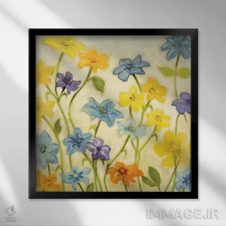 تابلو شکوفایی II (قسمت دوم) اثر رندی هبرد - نمای قابدار مشکی