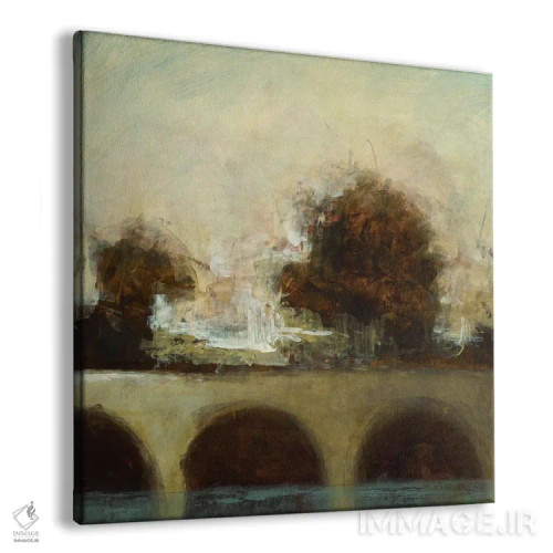 تابلو پل مهآلود یک اثر رندی هبرد - نمای پرسپکتیو محصول