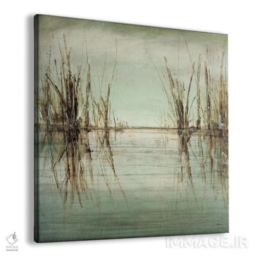 تابلو آرامش آبی یک اثر رندی هبرد - نمای پرسپکتیو محصول