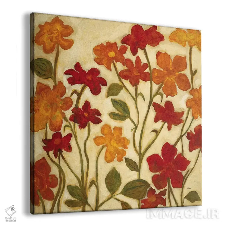 تابلو گلهای خانه شاد دوم اثر رندی هبرد - نمای پرسپکتیو محصول