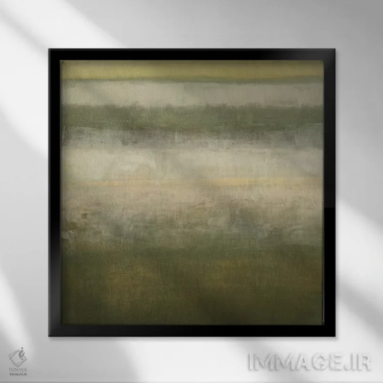 تابلو درخشش یک اثر رندی هبرد - نمای قابدار مشکی