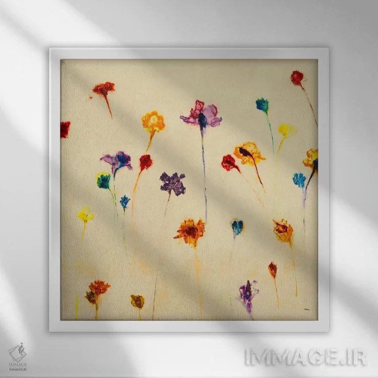 تابلو رویای محو اثر رندی هبرد - نمای قابدار سفید