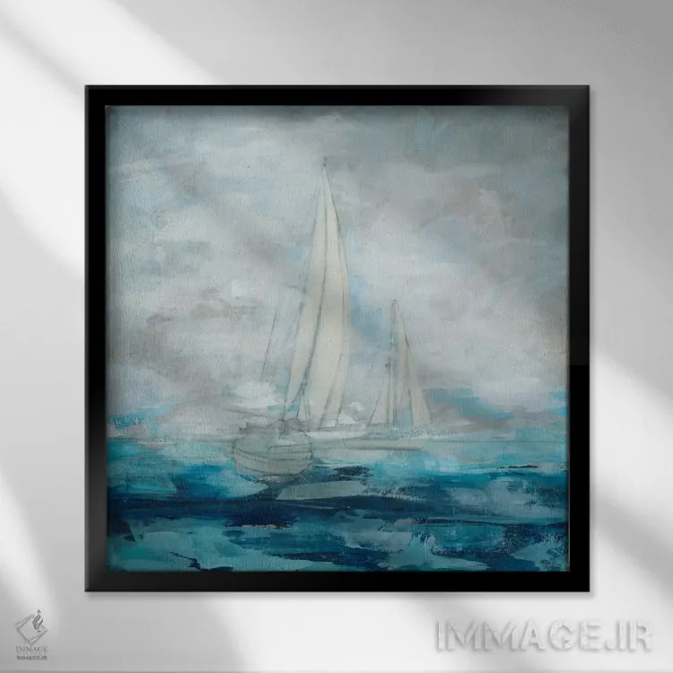 تابلو بهسوی دوردست اثر رندی هبرد - نمای قابدار مشکی