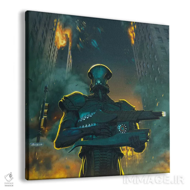 تابلو تهاجم اثر وینسنت های - نمای پرسپکتیو محصول