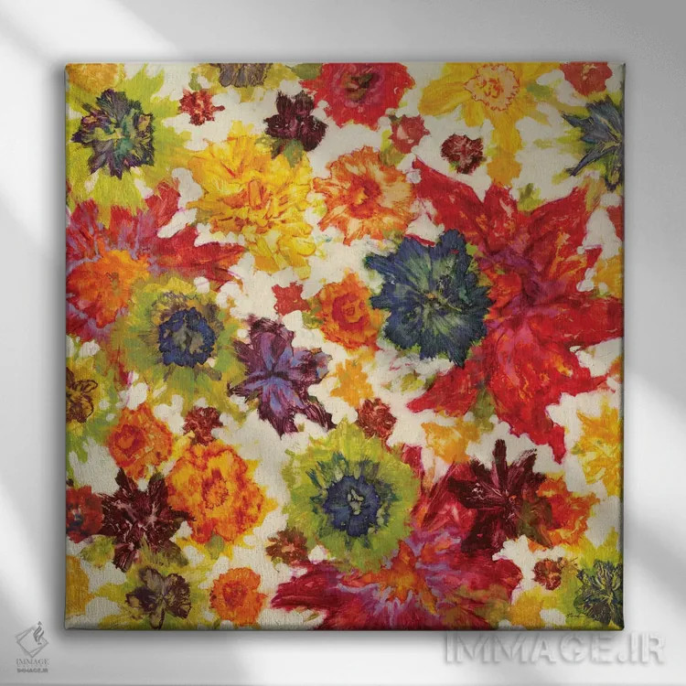 تابلو آرامش یک اثر رندی هبرد - نمای روبهرو روی دیوار