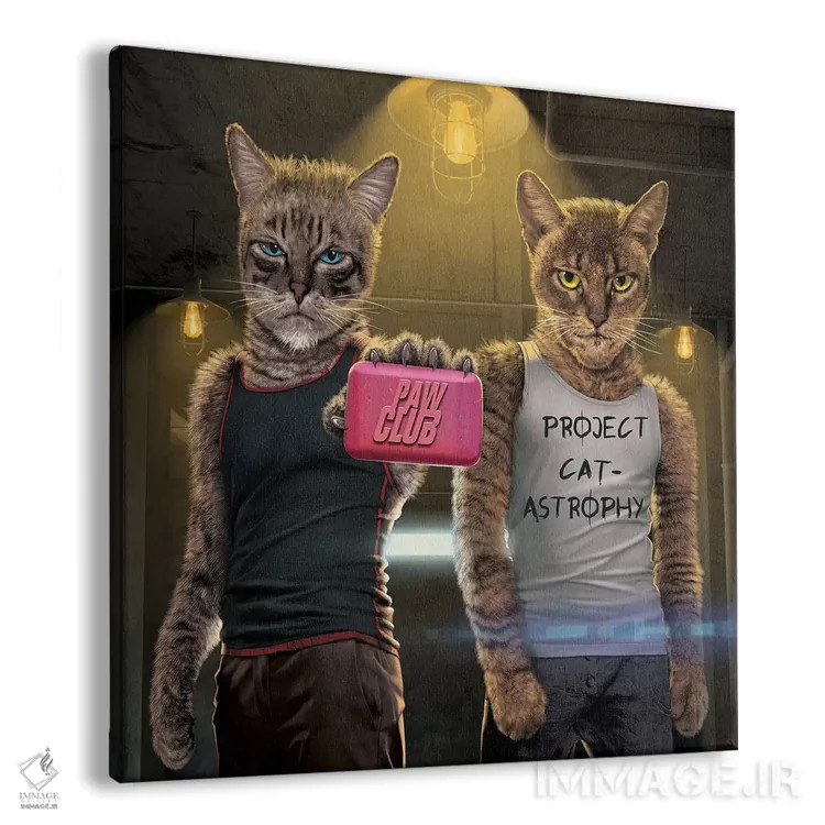 تابلو باشگاه پنجه اثر وینسنت های - نمای پرسپکتیو محصول