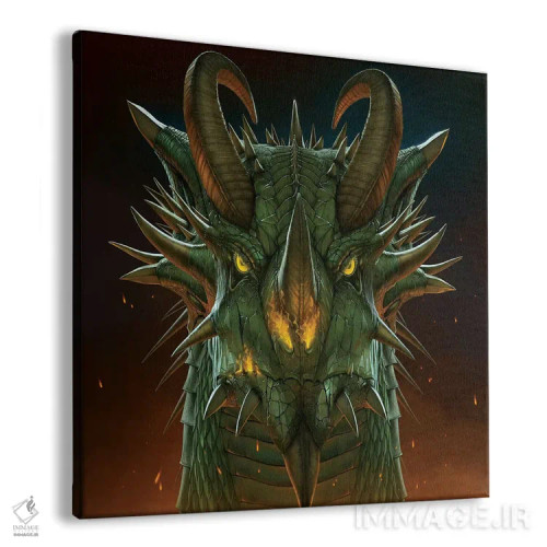 تابلو پرتره اژدها اثر وینسنت های - نمای پرسپکتیو محصول