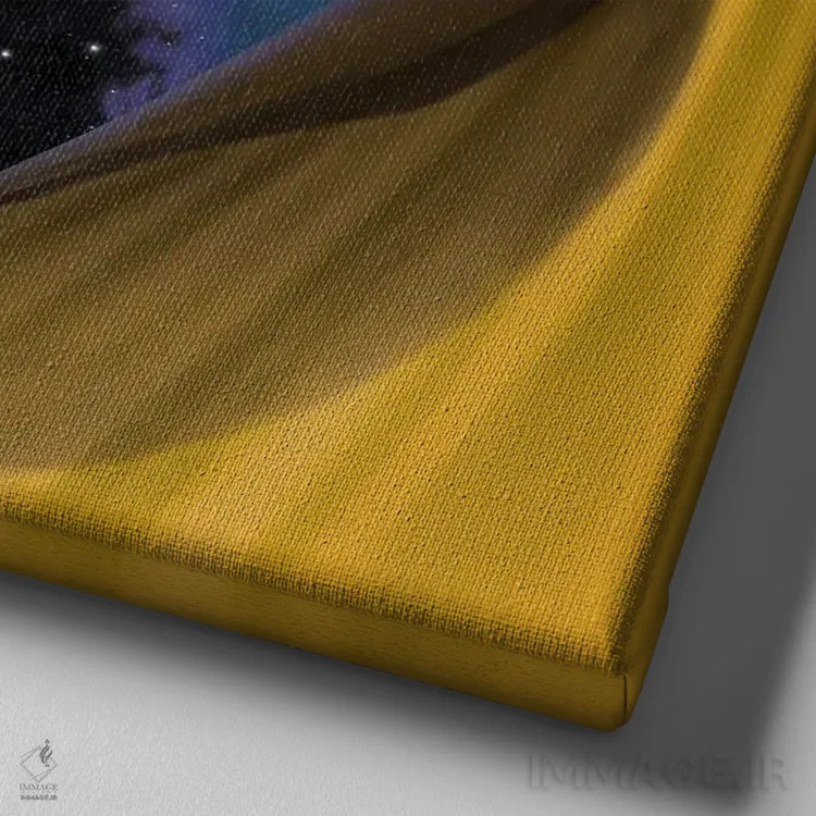 تابلو نفوذ سفینه انترپرایز NCC 1701 (پیشتازان فضا) اثر وینسنت های - نمای نزدیک بافت بوم