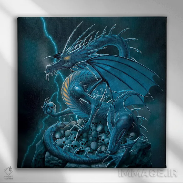 تابلو محوکننده اثر وینسنت های - نمای روبهرو روی دیوار