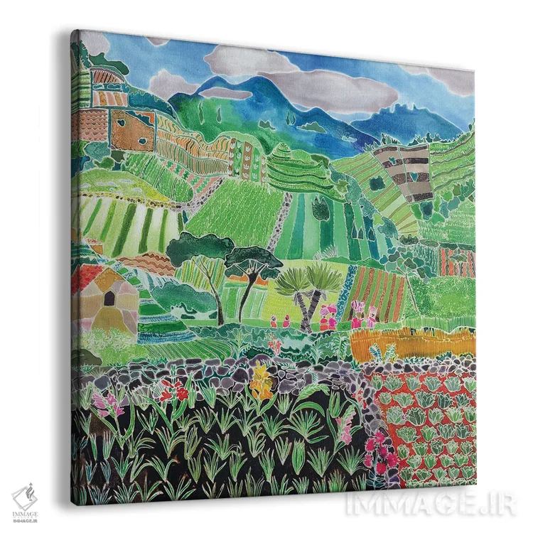 تابلو Solola Region, Guatemala, 1993,کلم و سوسن، منطقه سولا، گواتمالا، ۱۹۹۳ اثر هیلاری سایمون - نمای پرسپکتیو محصول