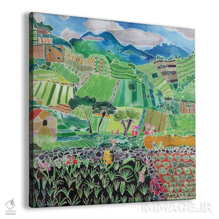 تابلو Solola Region, Guatemala, 1993,کلم و سوسن، منطقه سولا، گواتمالا، ۱۹۹۳ اثر هیلاری سایمون - نمای پرسپکتیو محصول