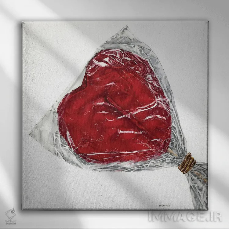 تابلو عزیزدلم اثر هانا کاچینیل - نمای روبهرو روی دیوار