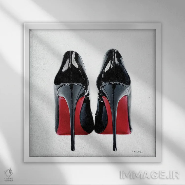 تابلو تپهزیبا اثر هانا کاچینیل - نمای قابدار سفید