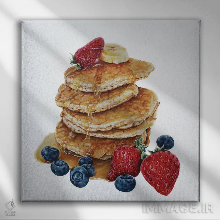 تابلو تا بلند بچین اثر هانا کاچینیل - نمای روبهرو روی دیوار