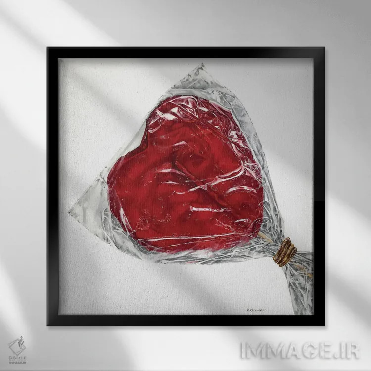 تابلو عزیزدلم اثر هانا کاچینیل - نمای قابدار مشکی