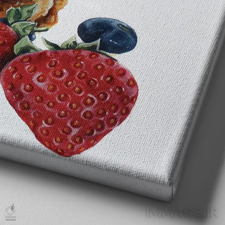 تابلو تا بلند بچین اثر هانا کاچینیل - نمای نزدیک بافت بوم