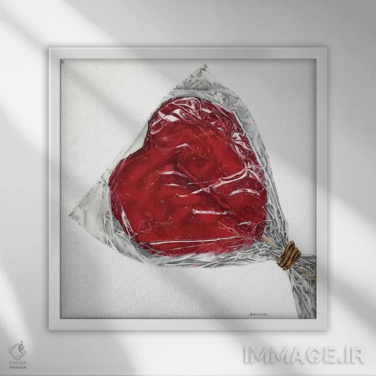 تابلو عزیزدلم اثر هانا کاچینیل - نمای قابدار سفید