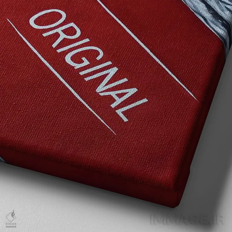 تابلو پلکان به بهشت اثر هانا کاچینیل - نمای نزدیک بافت بوم