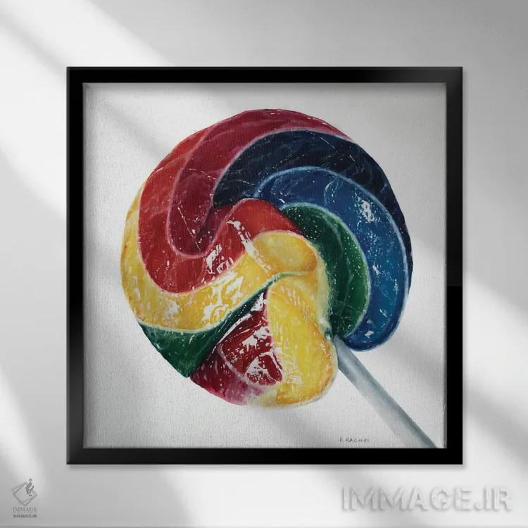 تابلو دلباخته تو اثر هانا کاچینیل - نمای قابدار مشکی