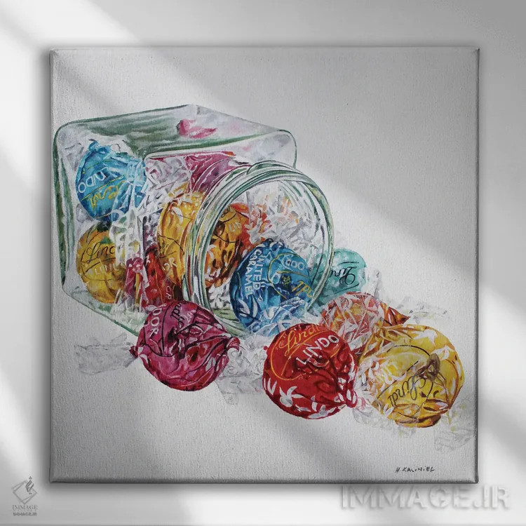 تابلو یکی هرگز کافی نیست اثر هانا کاچینیل - نمای روبهرو روی دیوار