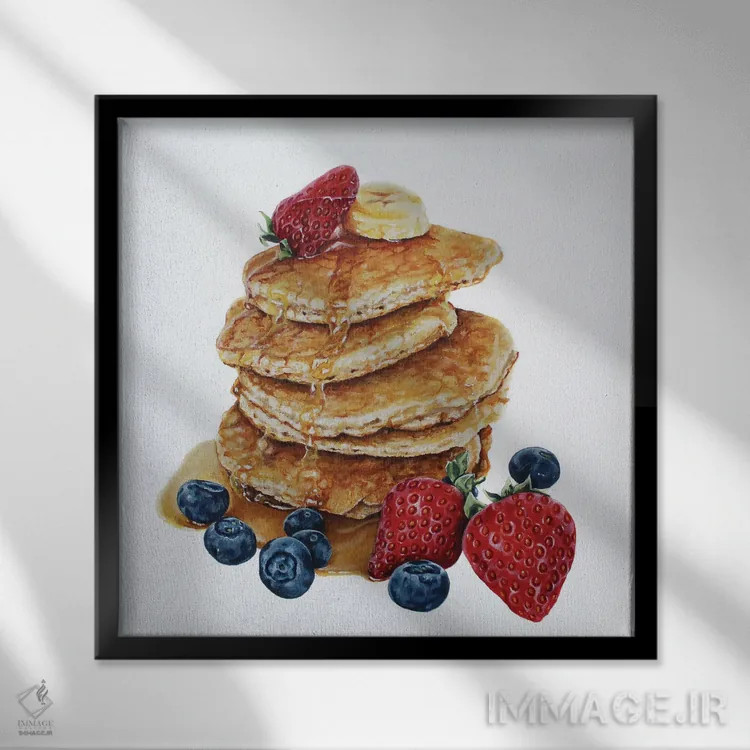 تابلو تا بلند بچین اثر هانا کاچینیل - نمای قابدار مشکی