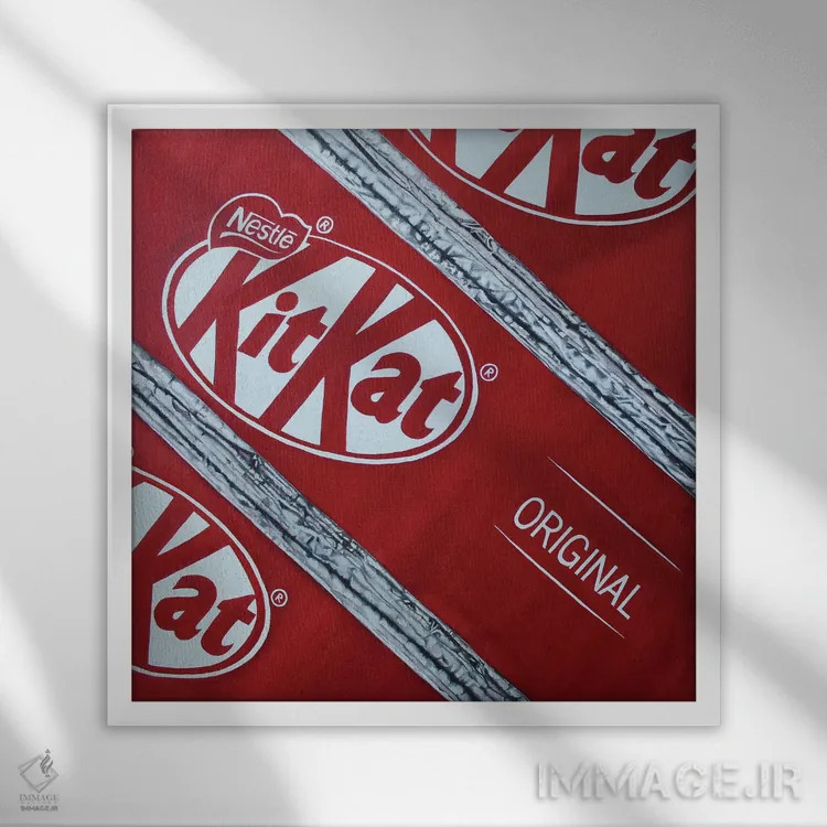 تابلو پلکان به بهشت اثر هانا کاچینیل - نمای قابدار سفید