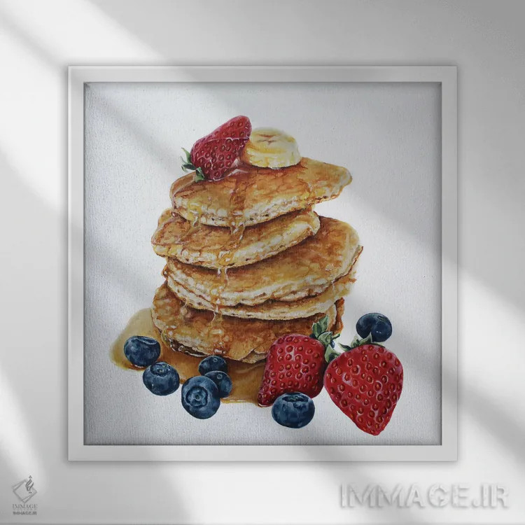 تابلو تا بلند بچین اثر هانا کاچینیل - نمای قابدار سفید