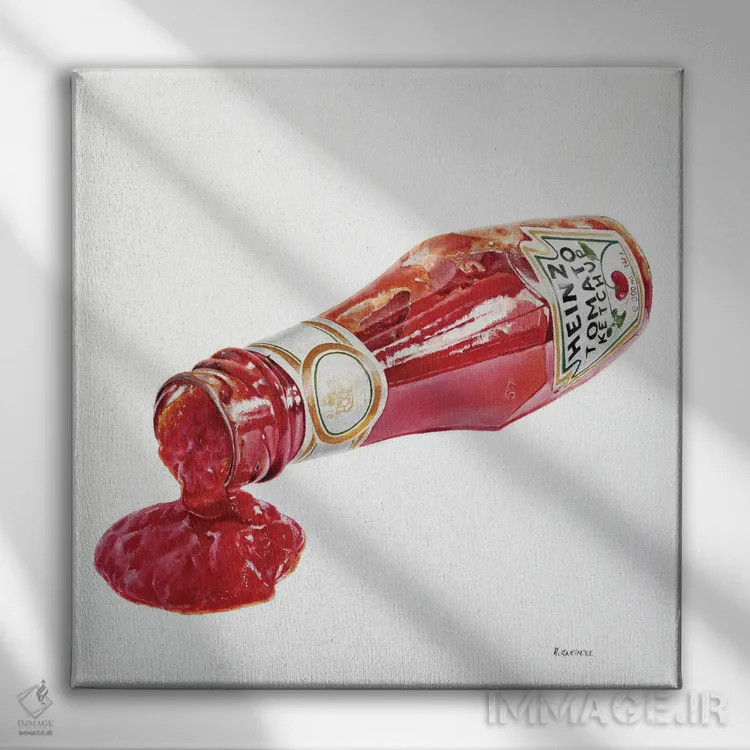 تابلو فقط چیپس اضافه کن اثر هانا کاچینیل - نمای روبهرو روی دیوار