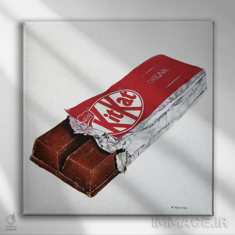 تابلو یه استراحت کن اثر هانا کاچینیل - نمای روبهرو روی دیوار