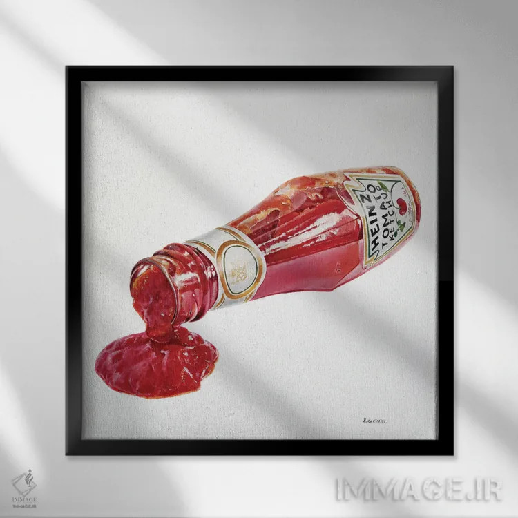 تابلو فقط چیپس اضافه کن اثر هانا کاچینیل - نمای قابدار مشکی