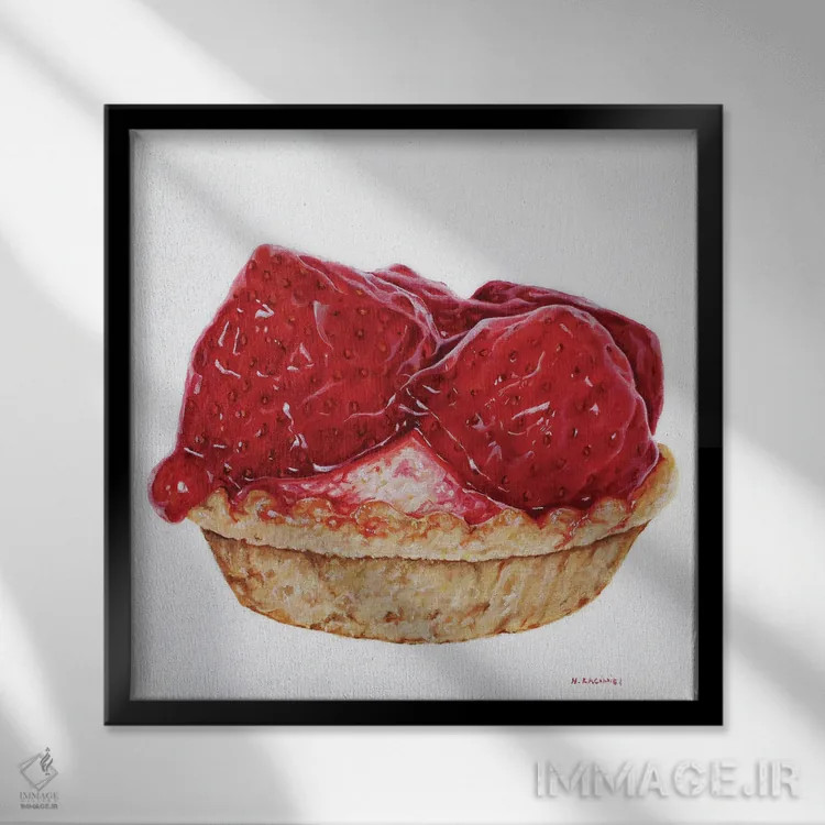 تابلو لذت گناهآلود اثر هانا کاچینیل - نمای قابدار مشکی