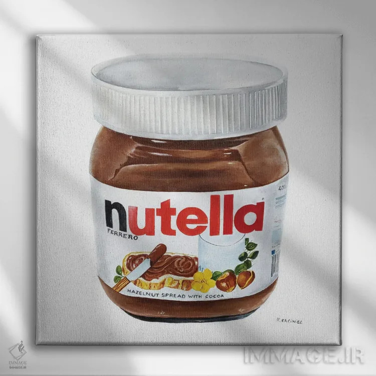 تابلو وسوسه تاریک اثر هانا کاچینیل - نمای روبهرو روی دیوار