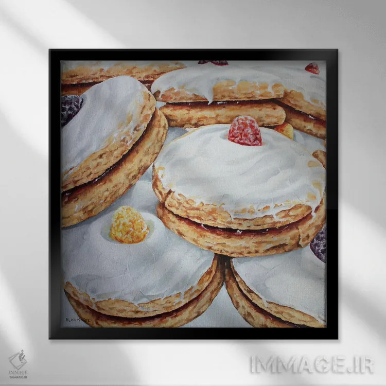 تابلو ساختمان امپایر اثر هانا کاچینیل - نمای قابدار مشکی