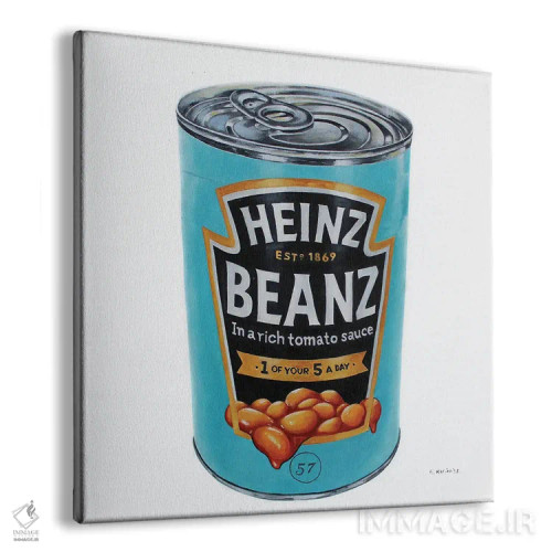 تابلو قبلاً لوبیا بوده (واژهبازی با been/bean) اثر هانا کاچینیل - نمای پرسپکتیو محصول