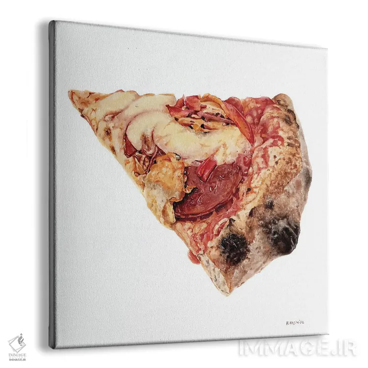 تابلو بلّا بلّا (نام و واژه محبتآمیز) اثر هانا کاچینیل - نمای پرسپکتیو محصول